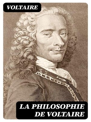 cover image of La philosophie de Voltaire